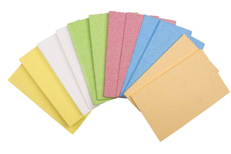 ARCLIBER Cleaning Scrub Sponge,Cellulose Non-Scratch for Kitchen,Bathroom,Cars,Colorful Compressed Sponge (18 Pack) - Image 4